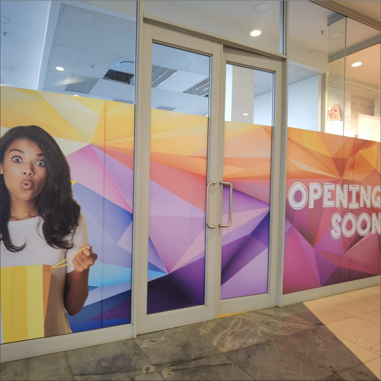 store front window branding and printing